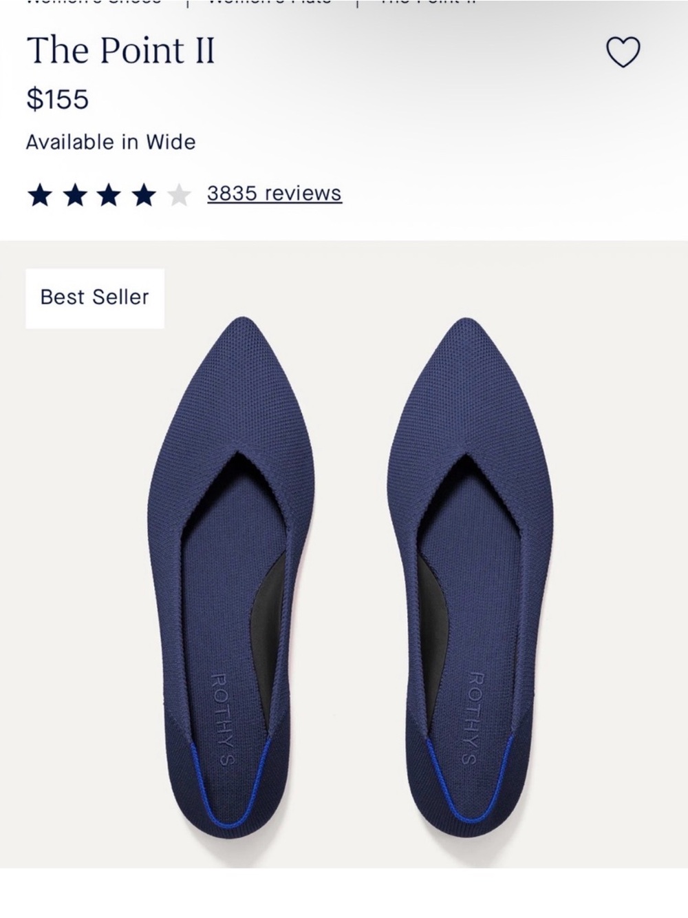 Rothy’s The Point II - Deep Navy 9